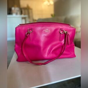 Hot Pink Coach Handbag